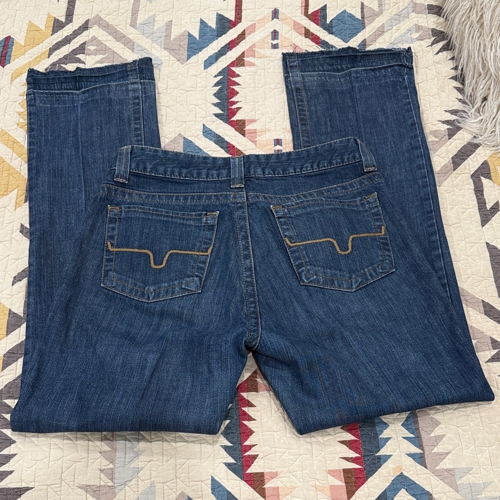 Kimes Ranch Betty Dark Blue Straight Leg Jeans